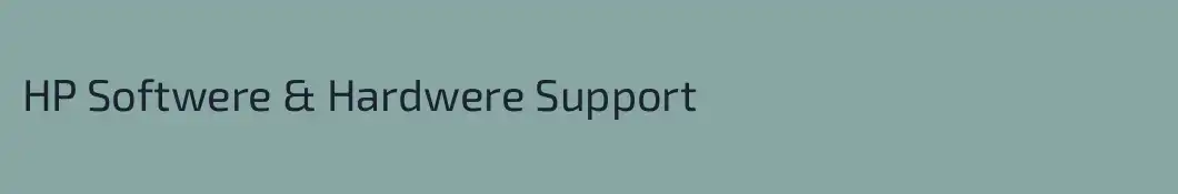 HP Softwere & Hardwere Support